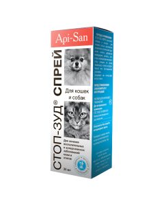 triamcinolone, chloramphenicol, metronidazole, lidocaine hydrochloride, ekstrakt kalendul - Stop-it spray for external use for cats and dogs Api-San (BET) 30 ml texas Pharmacy Online - texas.buy-pharm.com