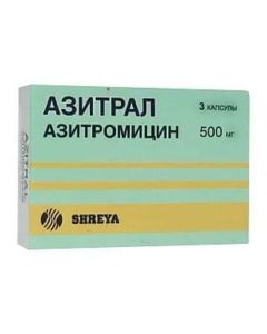Azithromycin - Azitral capsules 500 mg, 3 pcs. texas Pharmacy Online - texas.buy-pharm.com