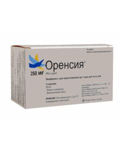 Abatatsept - Orencia lyophilisate for solution for infusion 250 mg bottle 1 pc. complete with syringe texas Pharmacy Online - texas.buy-pharm.com