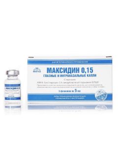Bis (pyridine-2,6-dicarboxy AT) Germany - Maxidine 0.15 drops eye and intranasal 5 ml vials 5 pcs. (BET) texas Pharmacy Online - texas.buy-pharm.com