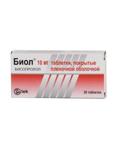bisoprolol - Biol tablets 10 mg, 30 pcs. texas Pharmacy Online - texas.buy-pharm.com