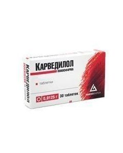 Carvedilol - Carvedilol-Sandoz tablets 12.5 mg, 30 pcs. texas Pharmacy Online - texas.buy-pharm.com