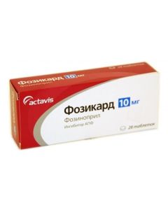fosinopril - Fosicard tablets 10 mg 28 pcs. texas Pharmacy Online - texas.buy-pharm.com