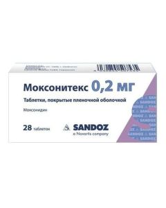 moxonidine - Moxonitex tablets coated.pl.ob. 200 mcg 28 pcs. texas Pharmacy Online - texas.buy-pharm.com