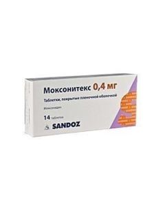 moxonidine - Moxonitex tablets coated.pl.ob. 400 mcg 14 pcs. texas Pharmacy Online - texas.buy-pharm.com