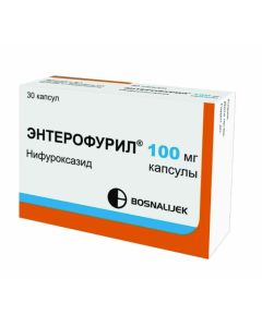 nifuroxazide - Enterofuril capsules 100 mg, 30 pcs. texas Pharmacy Online - texas.buy-pharm.com