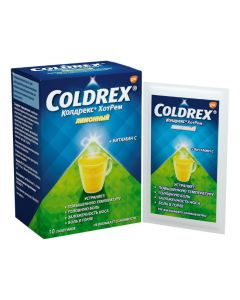 Paracetamol, phenylephrine, ascorbic acid - Coldrex HotRem lemon-flavored sachets, 5 g, 10 pcs. texas Pharmacy Online - texas.buy-pharm.com