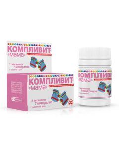 Polyvytamyn , Minerals - Complivit Mom tablets, 30 pcs. texas Pharmacy Online - texas.buy-pharm.com