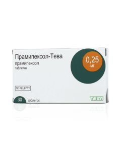 Pramipexole - Pramipexole-Teva tablets 250 mg, 30 pcs. texas Pharmacy Online - texas.buy-pharm.com