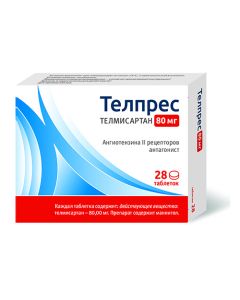Telmysartan - Telpres tablets 80 mg 28 pcs. texas Pharmacy Online - texas.buy-pharm.com