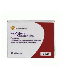 Ropynerol - Recip Mododab tablets 8 mg, 28 pcs. texas Pharmacy Online - texas.buy-pharm.com