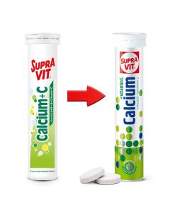 ascorbic acid, calcium carbonate - Supra Vit Calcium + Vitamin C effervescent tablets 20 pcs. texas Pharmacy Online - texas.buy-pharm.com