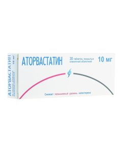 Atorvastatin - atorvastatin tablets coated 10 mg film 30 pcs. pack texas Pharmacy Online - texas.buy-pharm.com