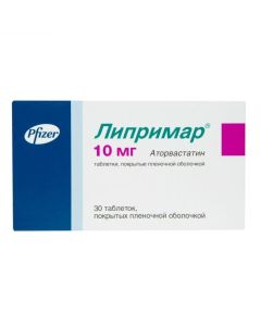 Atorvastatin - Liprimar tablets 10 mg, 30 pcs. texas Pharmacy Online - texas.buy-pharm.com