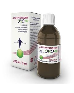 Azithromycin - Azithromycin Ekomed powder for prig.suspension d / oral 200 mg / 5 ml 16.5 g bottle 1 pc. texas Pharmacy Online - texas.buy-pharm.com