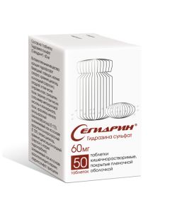 Hydrazine sulfate - Sehydrin tablets enteric-soluble 60 mg 50 pcs. texas Pharmacy Online - texas.buy-pharm.com