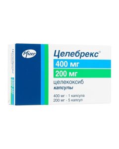 Celecoxib - Celebrex capsules 400 mg 1 pc. + 200 mg 5 pcs. pack texas Pharmacy Online - texas.buy-pharm.com