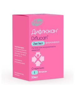 Fluconazole - Diflucan solution for iv. enter 2 mg / ml 50 ml vials 1 pc. texas Pharmacy Online - texas.buy-pharm.com