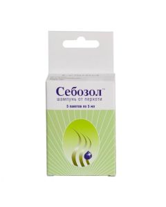 Ketoconazole - Sebozole shampoo, 5 ml / 5 sachets. texas Pharmacy Online - texas.buy-pharm.com