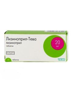 lisinopril - Lisinopril-Teva tablets 20 mg 30 pcs. texas Pharmacy Online - texas.buy-pharm.com