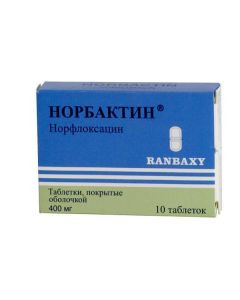 norfloxacin - Norbactin tablets 400 mg, 10 pcs. texas Pharmacy Online - texas.buy-pharm.com