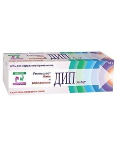 Ibuprofen, Levomentol - Deep Reelif gel, 50 g texas Pharmacy Online - texas.buy-pharm.com