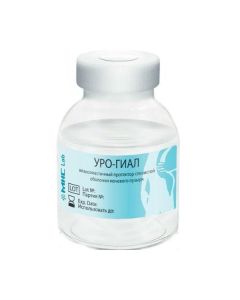 Sodium hyaluronat - Uro-Gial solution pH 6.5 - 7.5 bottle of 50 ml texas Pharmacy Online - texas.buy-pharm.com