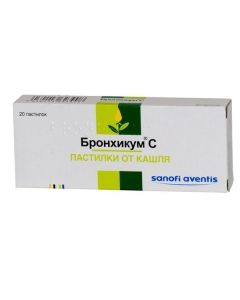 thyme ob knovennoho trav ekstrakt - Bronchicum C lozenges 100 mg 20 pcs. texas Pharmacy Online - texas.buy-pharm.com
