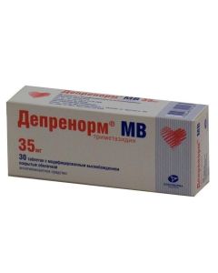 Trimetazidine - Deprenorm MV tablets coated.pl.ob. prolong. 35 mg 30 pcs. texas Pharmacy Online - texas.buy-pharm.com