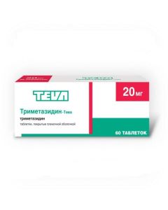 Trimetazidine - Trimetazidine-Teva tablets are coated.pl.ob. 20 mg 60 pcs. texas Pharmacy Online - texas.buy-pharm.com