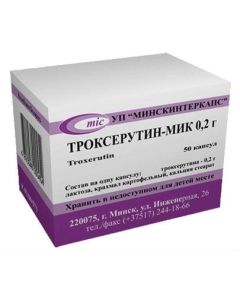 Troxerutin - Troxerutin-MIC capsules 200 mg, 50 pcs. texas Pharmacy Online - texas.buy-pharm.com