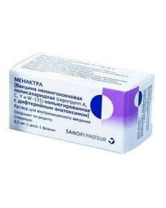 vaccine menynhokokkovaya polysaharydnaya (Serohrupp A, C, Yy W-135) konСЉyuhyrov with dyfteryyn m toxoid - Menaktra solution for in / m vvv. 0.5 ml / dose fl. 0 5 ml texas Pharmacy Online - texas.buy-pharm.com