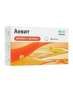 Vitamin E, Retinol - Aevit Renewal capsules 60 pcs. texas Pharmacy Online - texas.buy-pharm.com