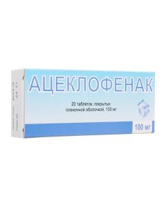 Aceclofenac - Aceclofenac tablets coated.pl.ob. 100 mg 20 pcs. texas Pharmacy Online - texas.buy-pharm.com