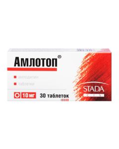 amlodipine - Amlotop tablets 10 mg 30 pcs. texas Pharmacy Online - texas.buy-pharm.com