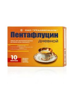 ascorbic acid, calcium gluconate, caffeine, paracetamol, Rutozyd - Pentaflucin daily granules 5 g sachets 10 pcs. texas Pharmacy Online - texas.buy-pharm.com