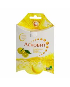 Askorbynovaya kyslota - Ascovite effervescent tablets, lemon 1 g, 10 pcs. texas Pharmacy Online - texas.buy-pharm.com