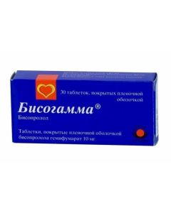 bisoprolol - Bisogamma tablets are covered.pl.ob. 10 mg 30 pcs. texas Pharmacy Online - texas.buy-pharm.com