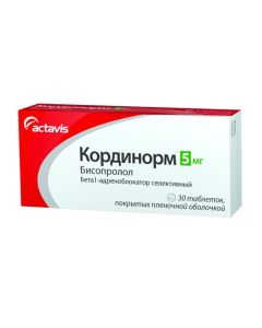 bisoprolol - cordinorm tablets are coated. 5 mg 30 pcs. texas Pharmacy Online - texas.buy-pharm.com
