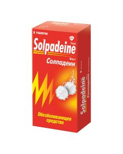 caffeine, paracetamol - Solpadein Fast soluble tablets 8 pcs. texas Pharmacy Online - texas.buy-pharm.com