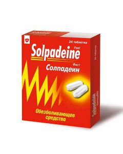 caffeine, paracetamol - Solpadein Fast tablets 24 pcs. texas Pharmacy Online - texas.buy-pharm.com
