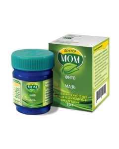 Camphor, Walnut shell oil, Turpentine zhiv, Timol, Eucalyptus prut.ly leaf oil, Levomentol - Dr. Mom Phyto ointment for external use 20 g texas Pharmacy Online - texas.buy-pharm.com