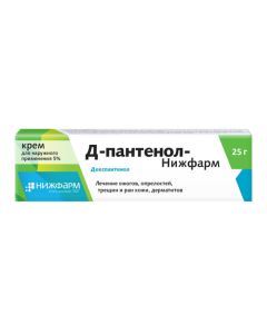 Dexpanthenol - D-Panthenol-Nizhpharm cream for external use 5% 25 g texas Pharmacy Online - texas.buy-pharm.com