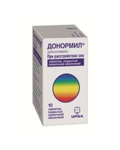 doxylamine - Donormil Pills Covered. captivity. 15 mg 10 pcs. texas Pharmacy Online - texas.buy-pharm.com