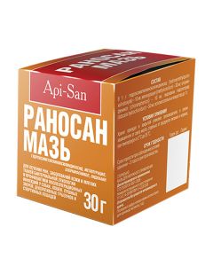 Hydroksymetylhynoksylyndyoksyd, Methyluracilum, chloramphenicol, lidocaine - Ranosan ointment for external use Api-San (BET) 30 g texas Pharmacy Online - texas.buy-pharm.com