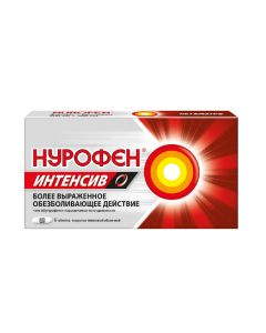 Ibuprofen, Paracetamol - Nurofen Intensive painkiller tablets 200 mg + 500 mg 6 pcs. texas Pharmacy Online - texas.buy-pharm.com