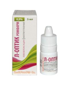 Levofloxacin - L-Optik Romfarm eye drops 0.5% 5 ml texas Pharmacy Online - texas.buy-pharm.com