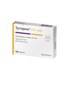 Levothyroxine sodium - Eutiroks tablets 137 mcg, 100 pcs. texas Pharmacy Online - texas.buy-pharm.com