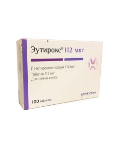 levothyroxine sodium - Eutirox tablets 112mkg 100 pcs texas Pharmacy Online - texas.buy-pharm.com