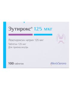 Levothyroxine sodium - Eutirox tablets 125 mcg 100 pcs texas Pharmacy Online - texas.buy-pharm.com